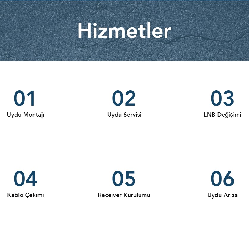 Uydu montaj�, uydu servisi, lnb de�i�tirme kablo �ekme, receiver kurulumu, uydu ar�za